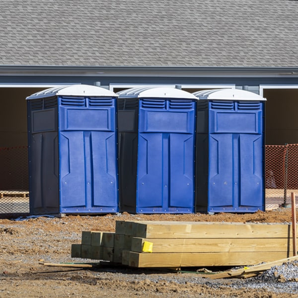 can i customize the exterior of the portable toilets with my event logo or branding in Olga